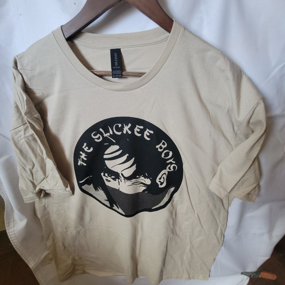 the Slickee Boys band t shirt  2xl cream